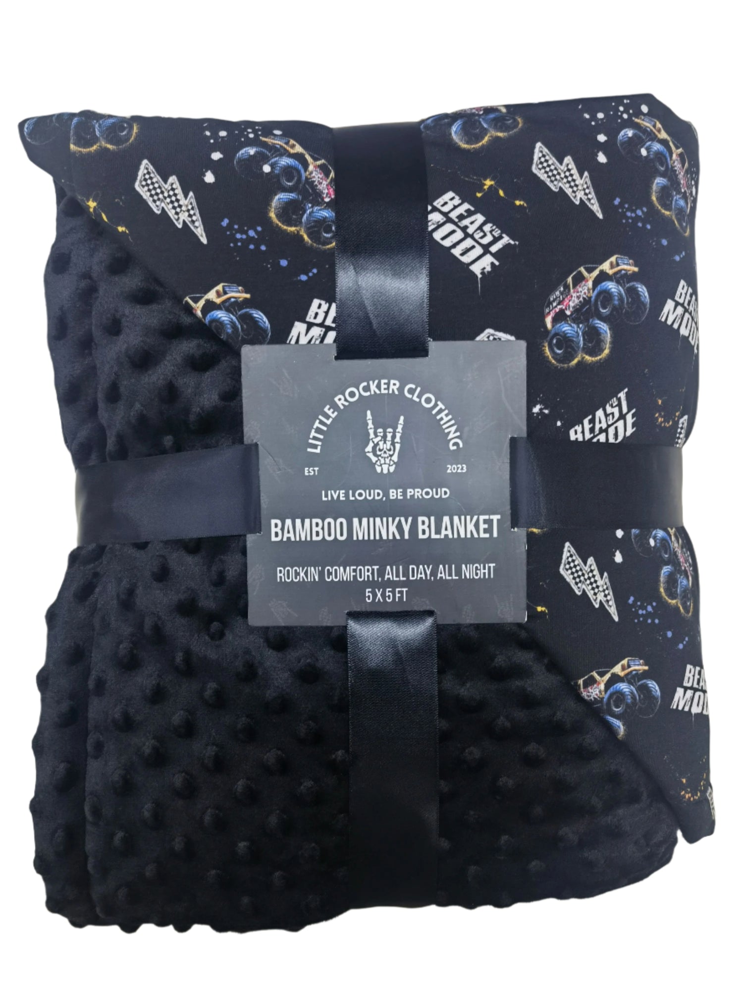 Beast Mode Minky Bamboo Blanket