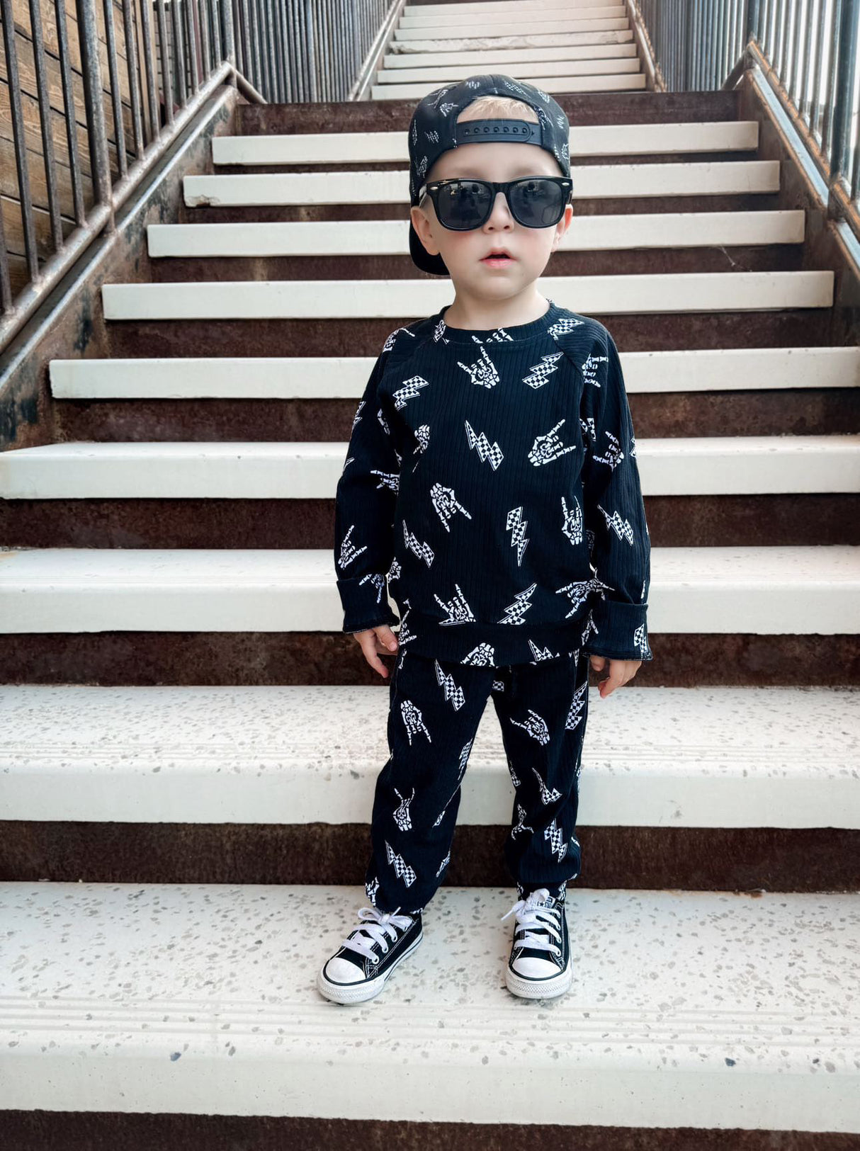 Bolted Bones Sweat Set