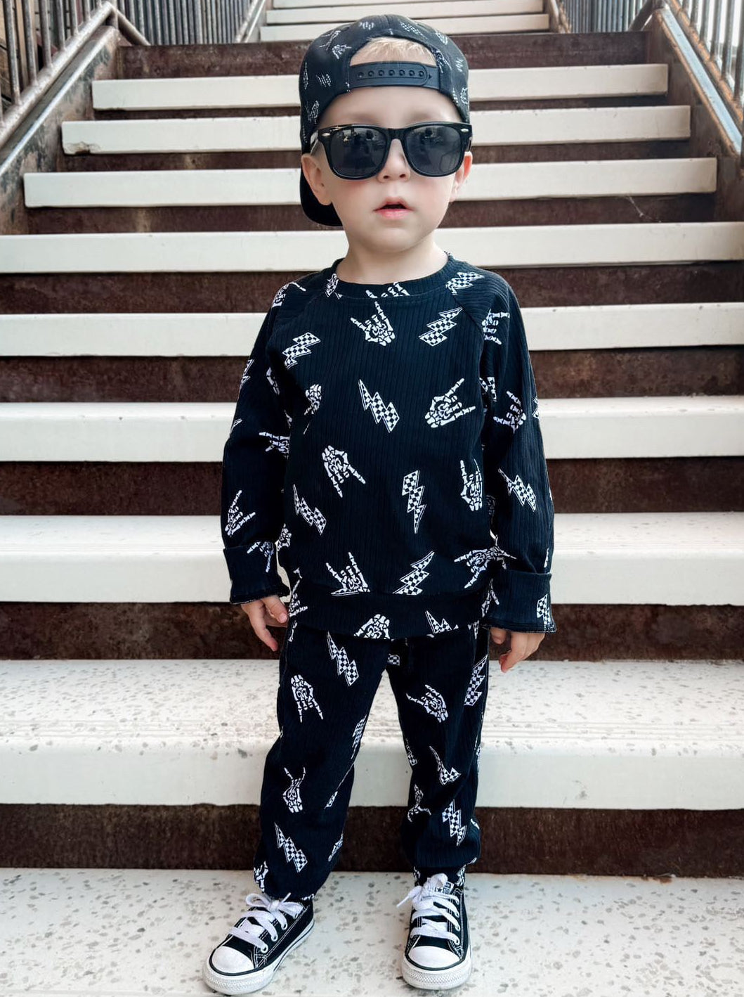 Bolted Bones Sweat Set