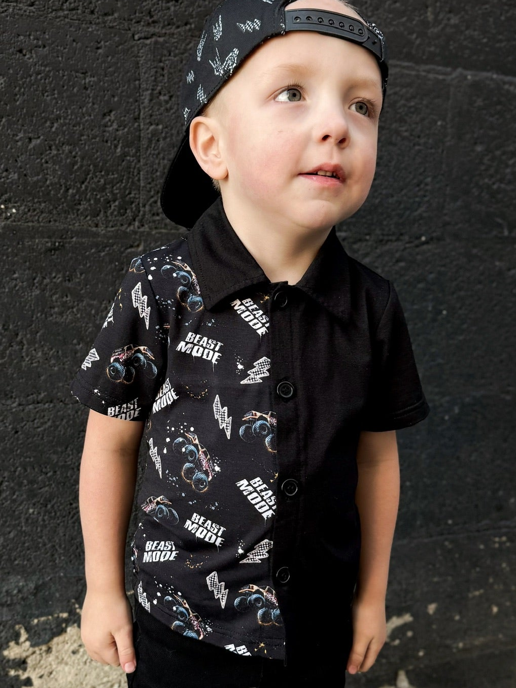 Encore Button Up - Beast Mode