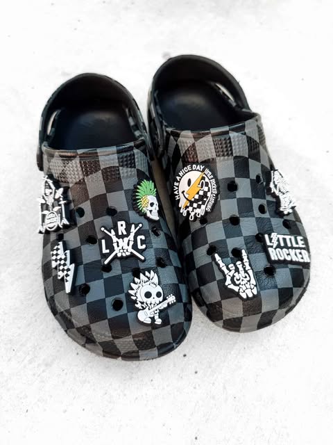 Kinsley Clogs - Checkered