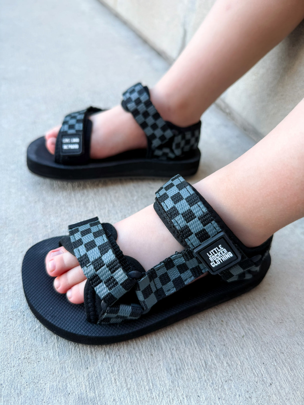 Sully Sandals - Checkered