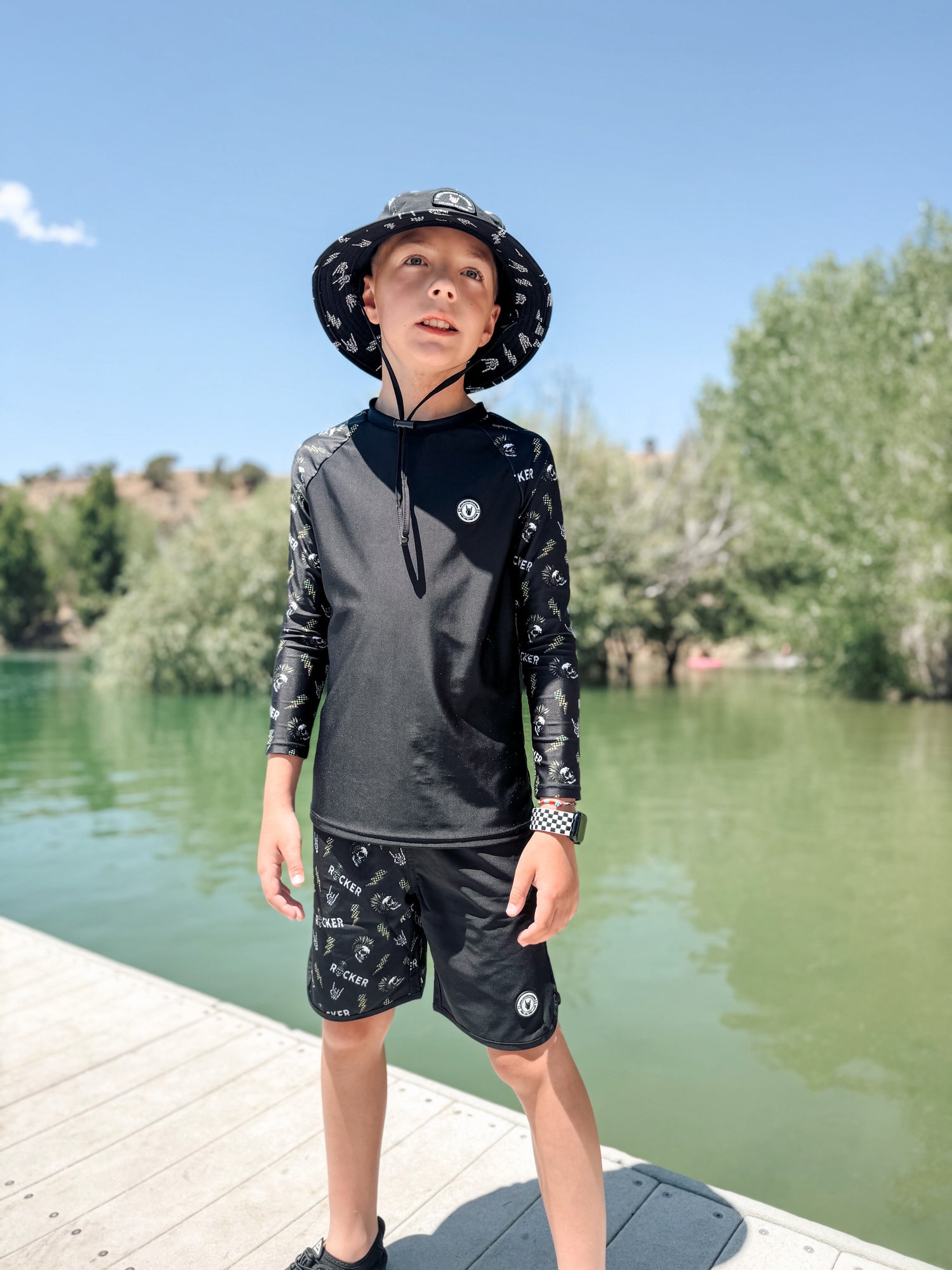 Swim Shorts (UPF 50+) - Pineapple Power