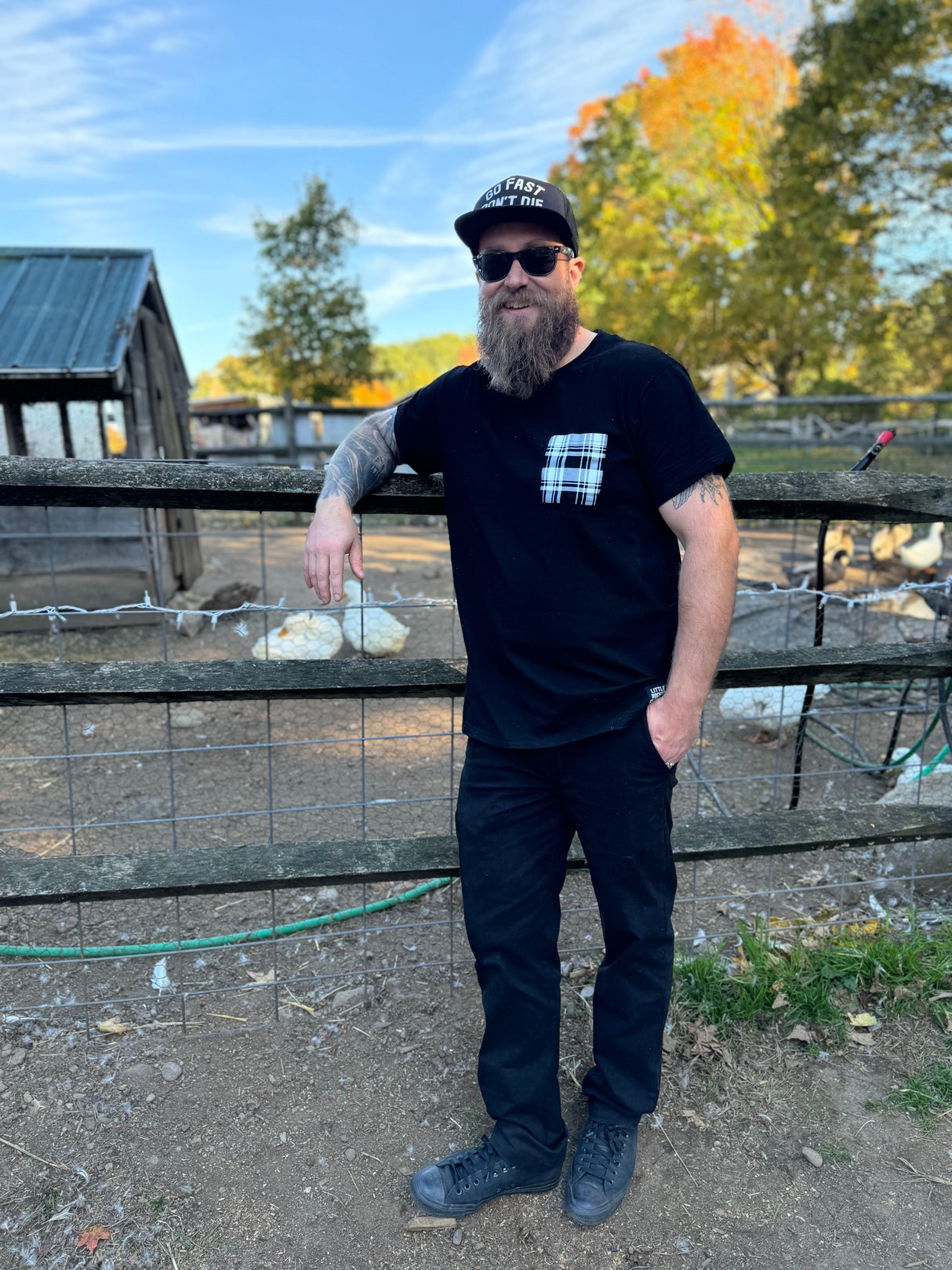 Mono Pocket Tee - Adult (Oversized)