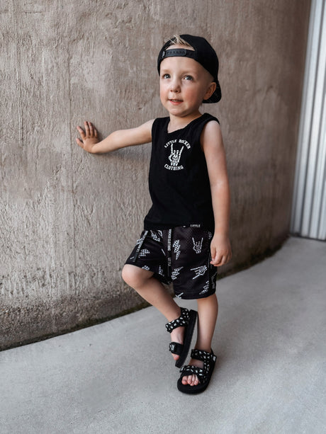 Mosh Pit Mesh Shorts - Bolted Bones