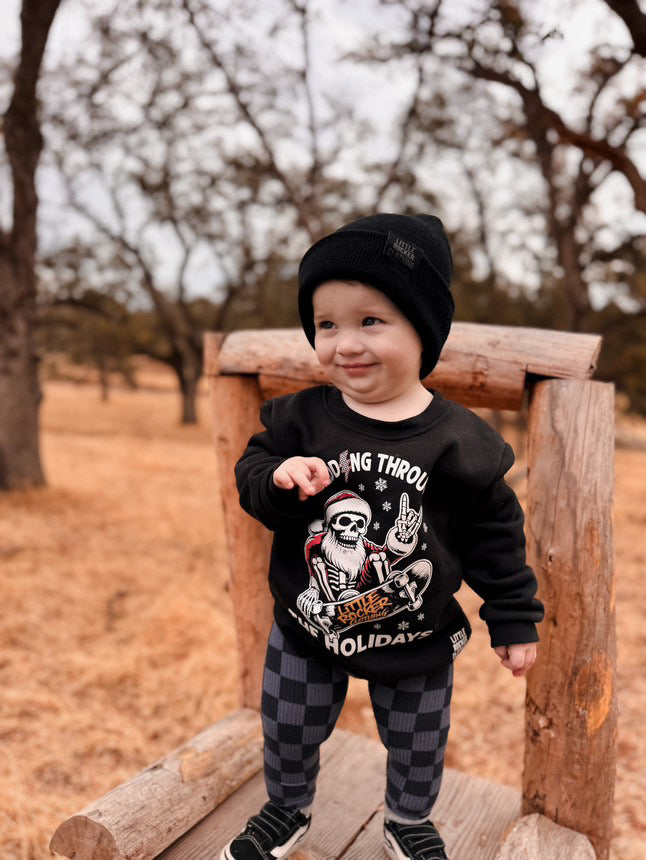 Shredding Through The Holidays Crew Neck