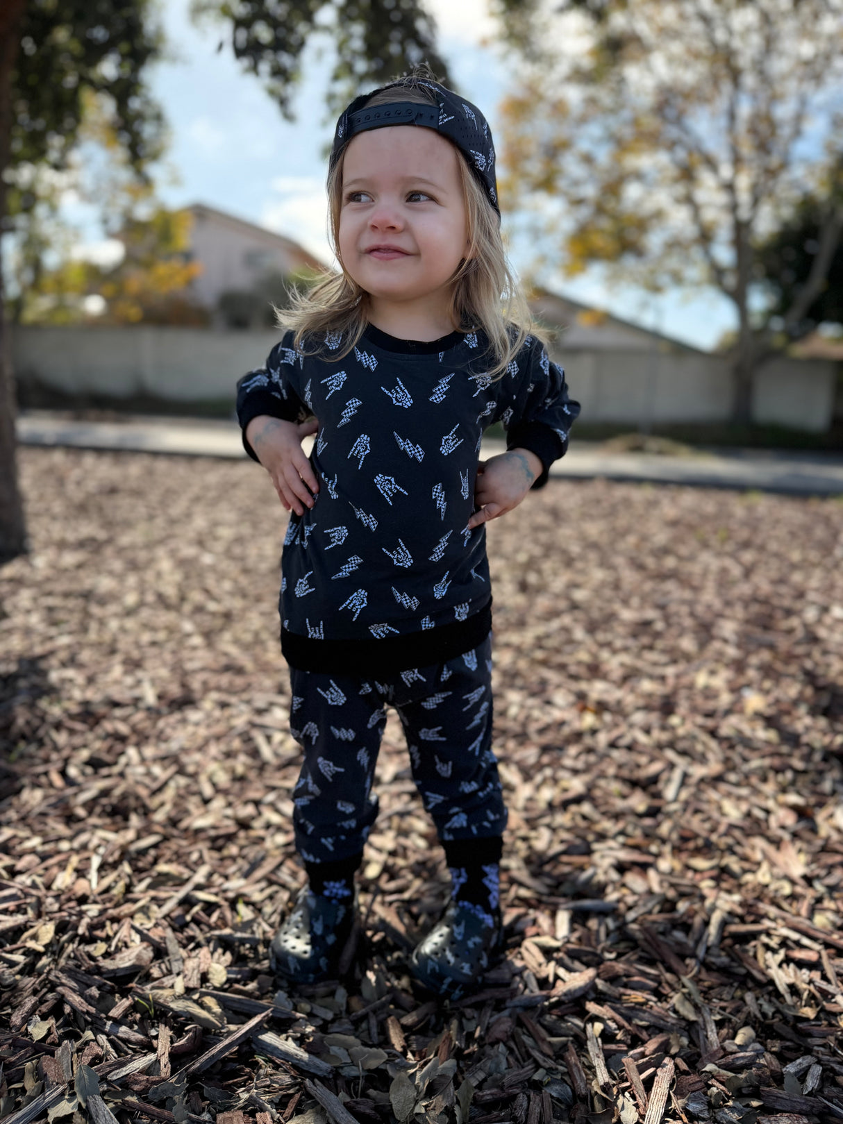 Bolted Bones Sweat Set