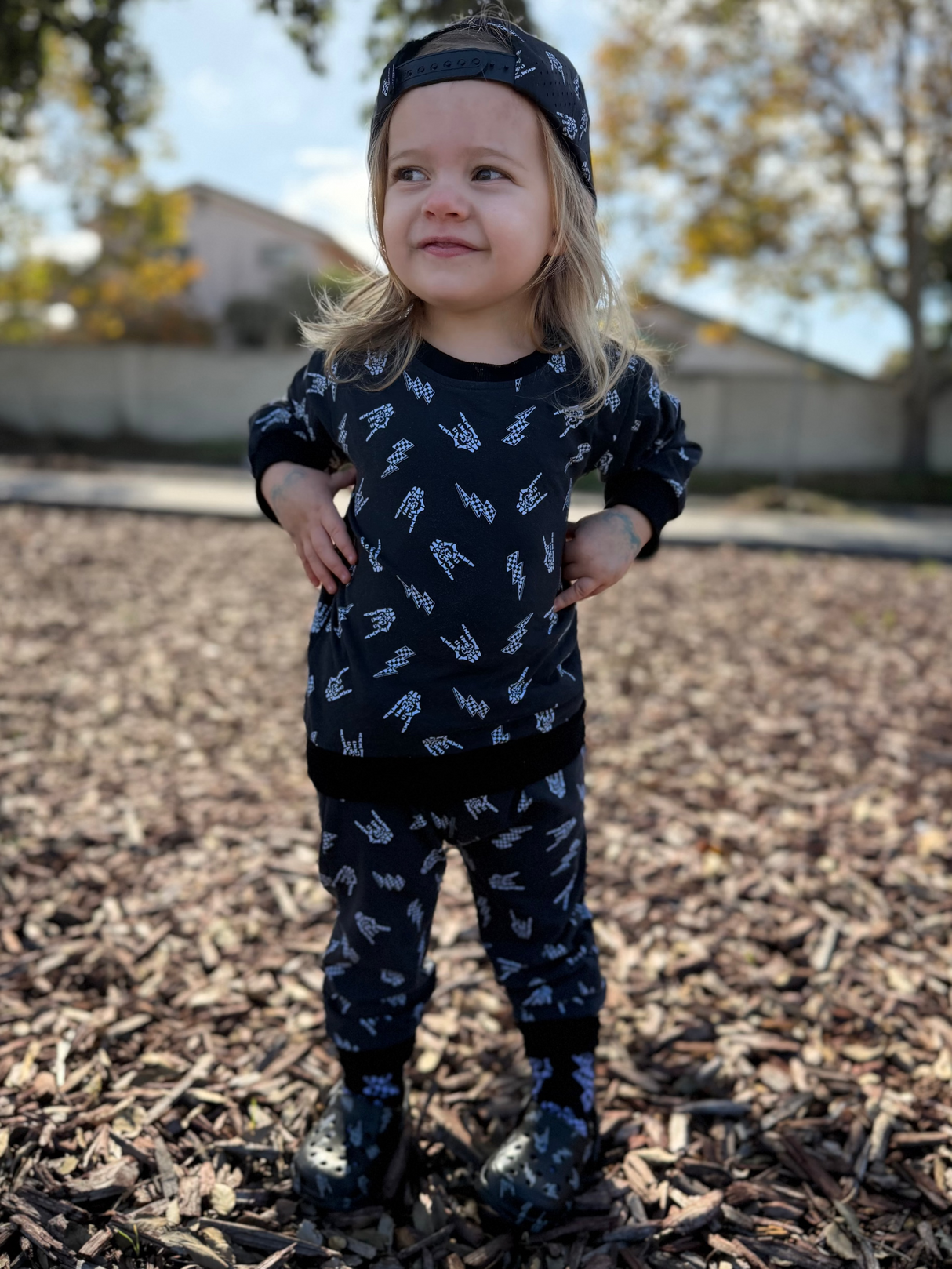 Bolted Bones Sweat Set