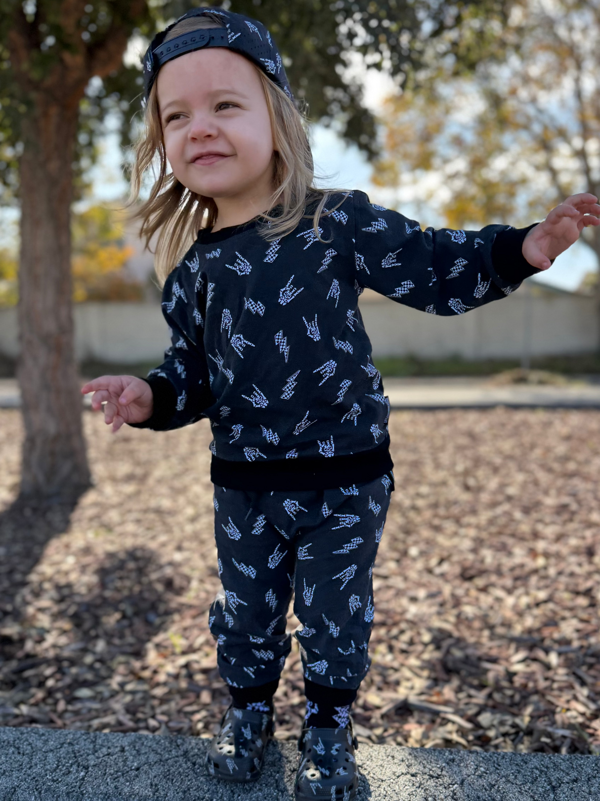 Bolted Bones Sweat Set