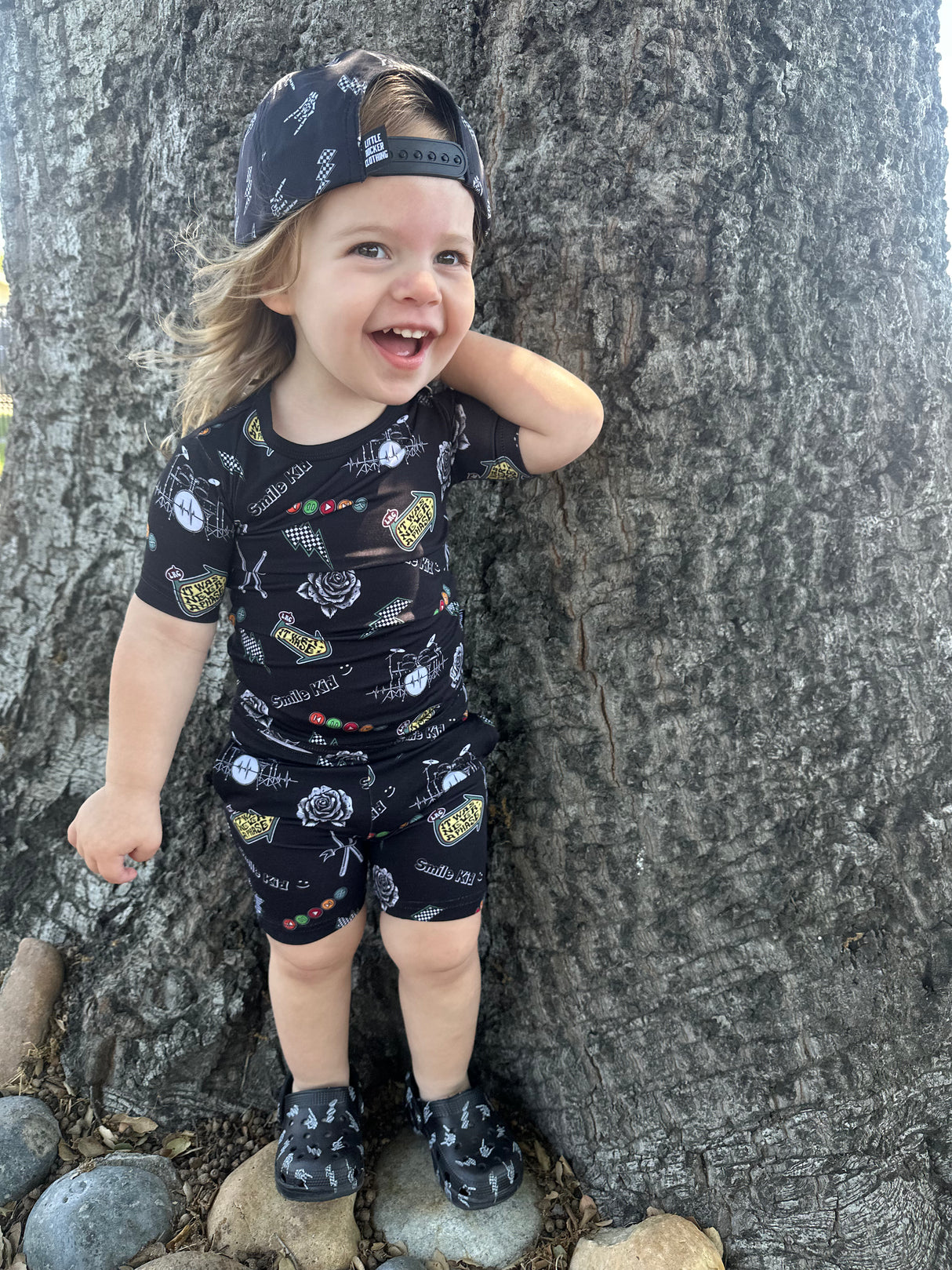 Emo Nights 2 Piece Shorts Bamboo Pajamas