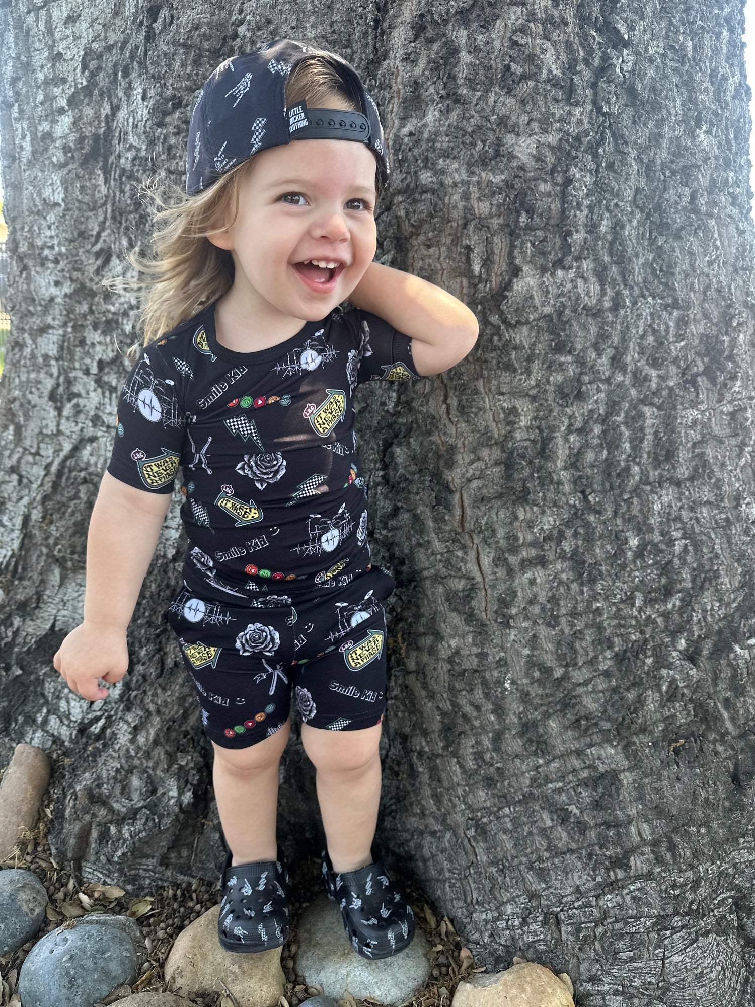 Emo Nights 2 Piece Shorts Bamboo Pajamas