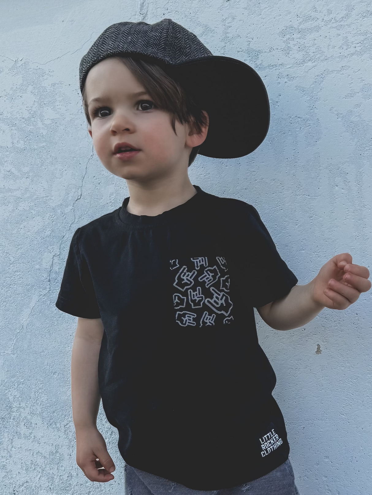 Rock On Collage Pocket Tee