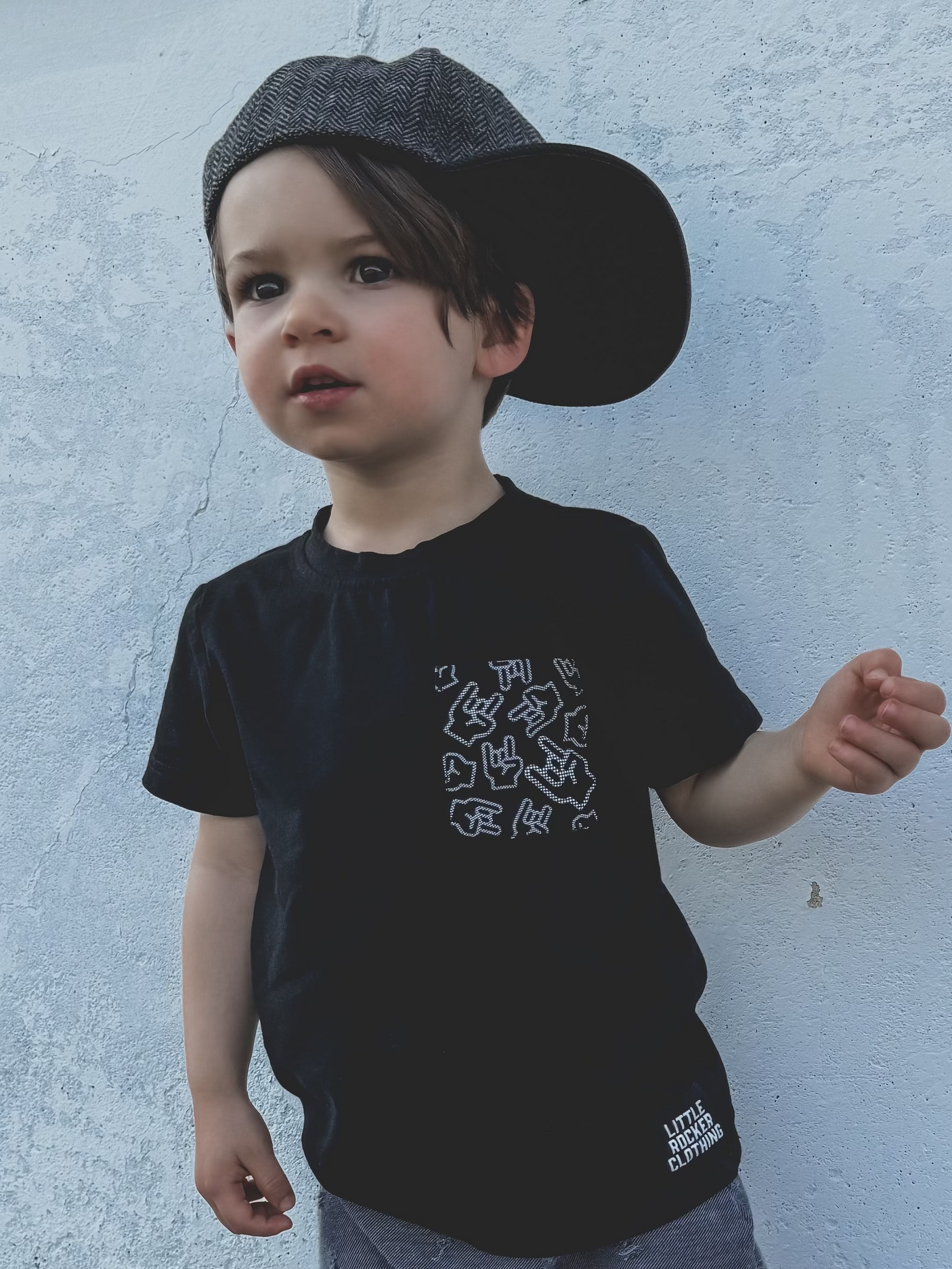 Rock On Collage Pocket Tee