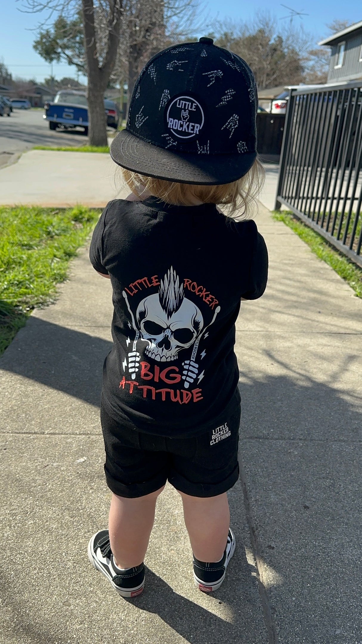 Easton Black Denim Shorts