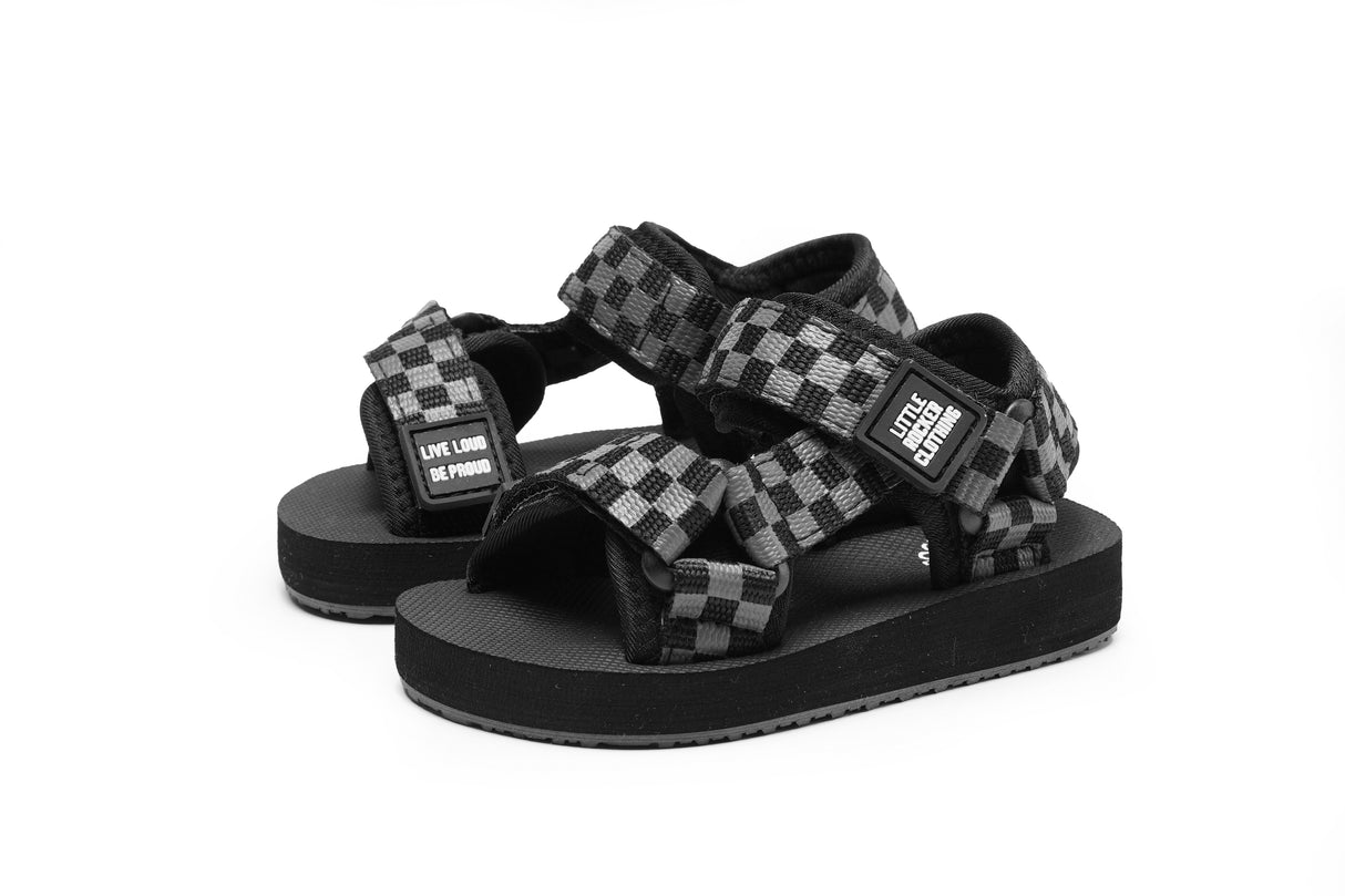 Sully Sandals - Checkered