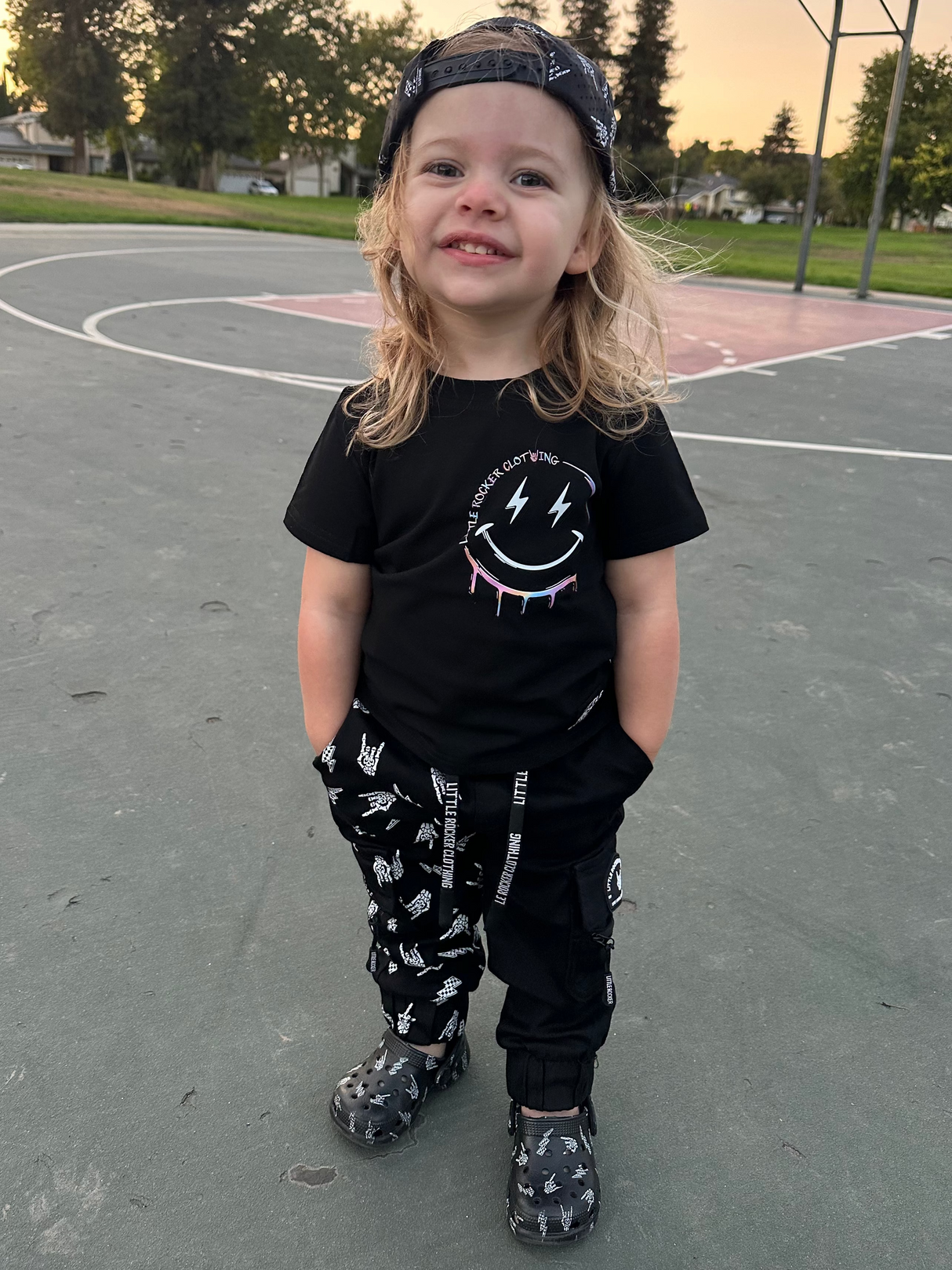 Kettle Cargo Joggers - Half/Half Bolted Bones