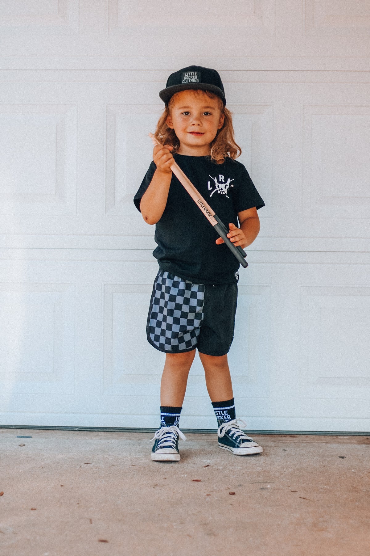 Checkered Swim Shorts