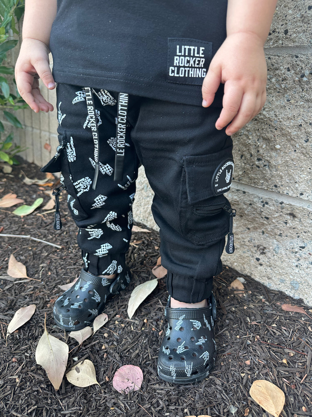Kettle Cargo Joggers - Half/Half Bolted Bones