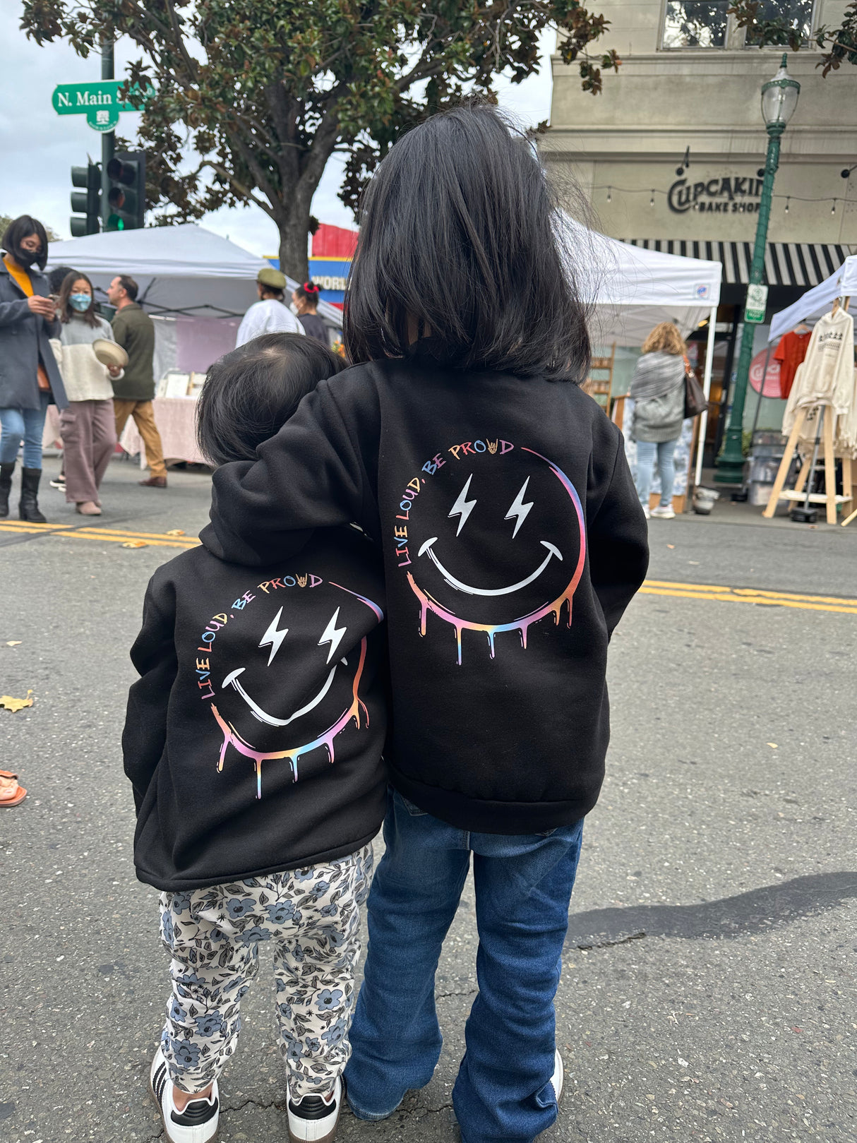 Live Loud, Be Proud - Pastel Crew Neck