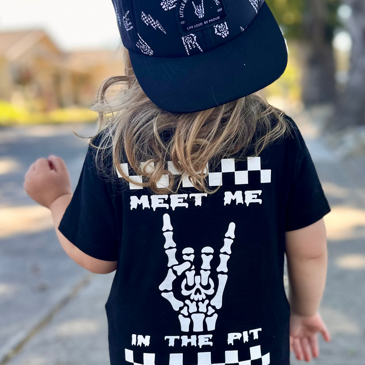 Meet Me In The Pit Kids Graphic Tee | Little Rocker Clothing