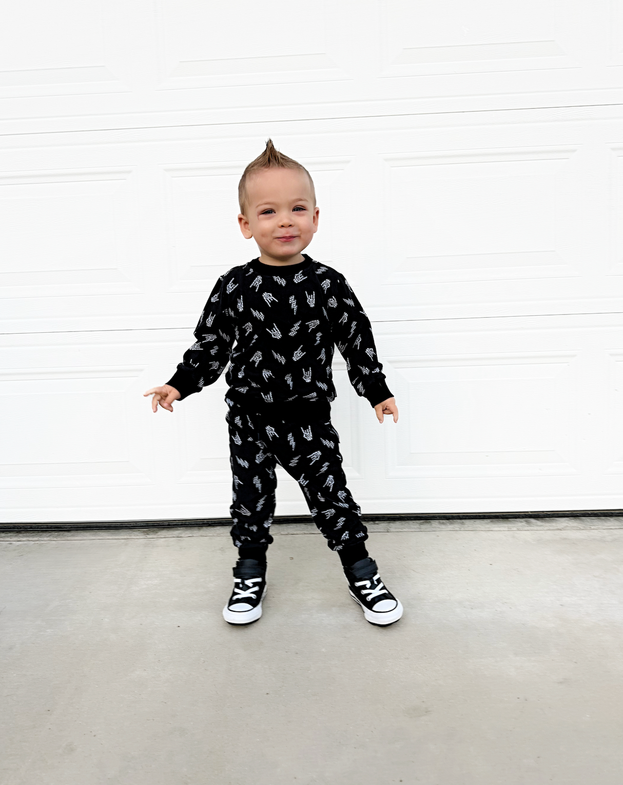 Bolted Bones Sweat Set