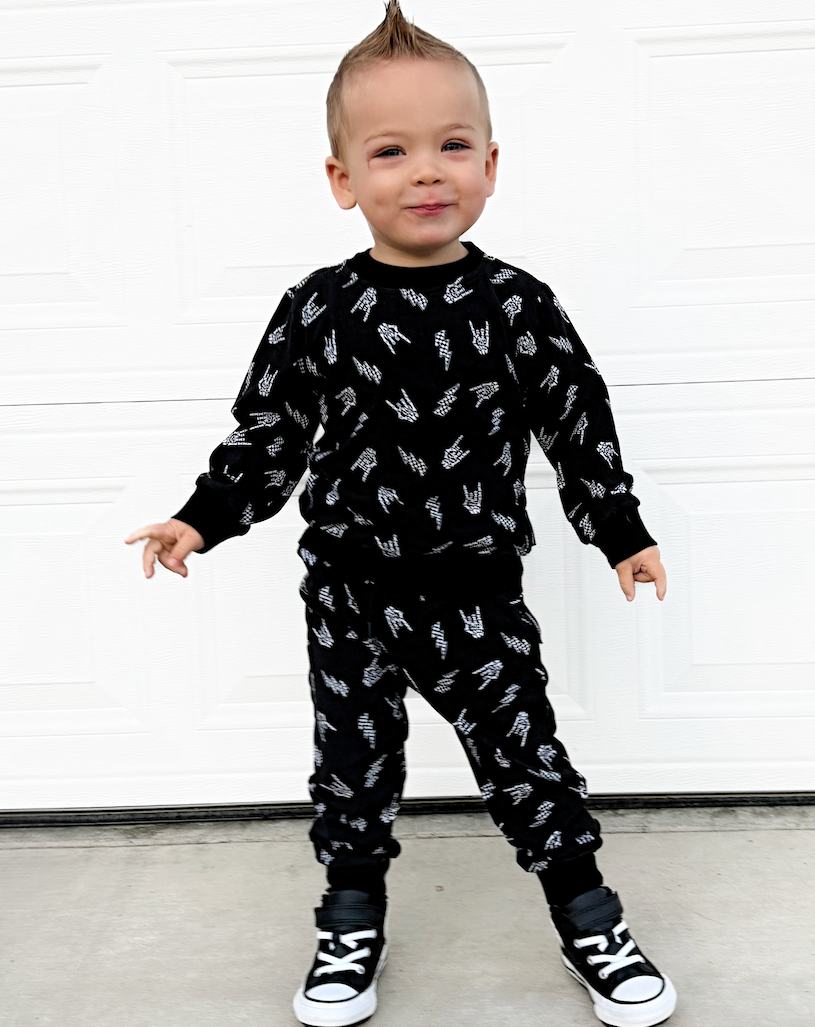 Bolted Bones Sweat Set