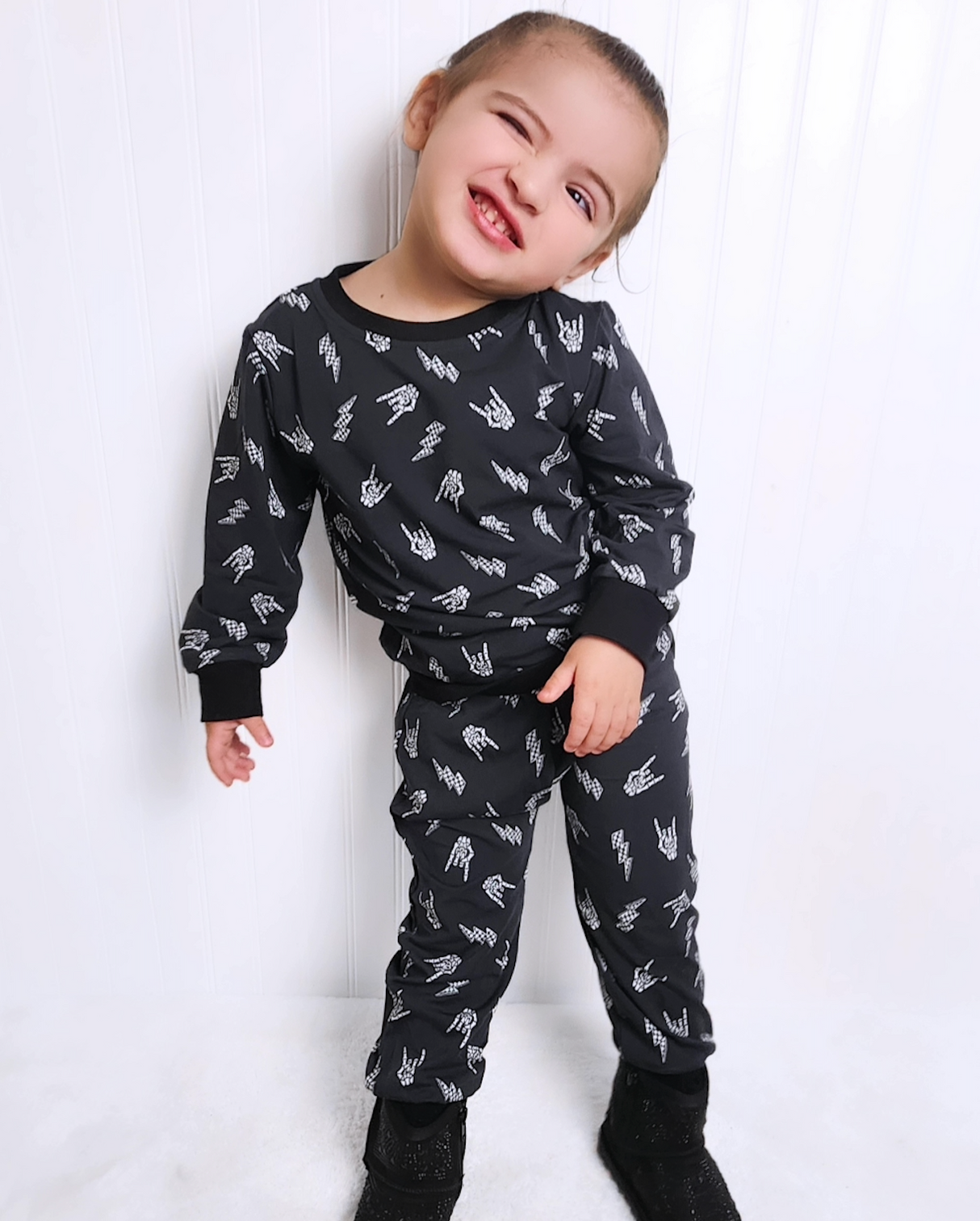 Bolted Bones Sweat Set