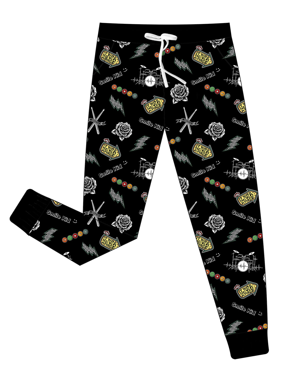 layflat of emo nights bamboo joggers for adults