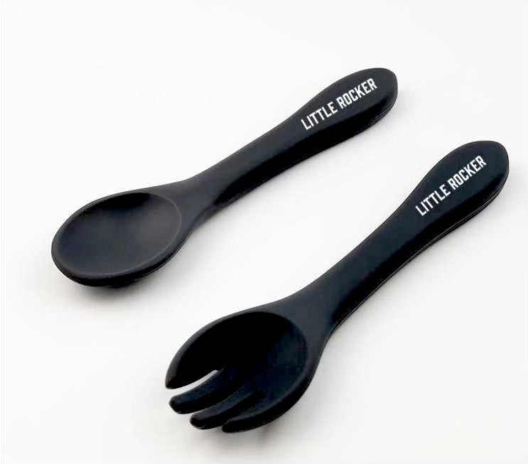 Midnight Collection - Silicone Spoon & Fork