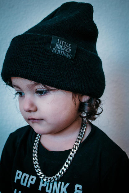 Beanie - Jet Black - LRC Patch