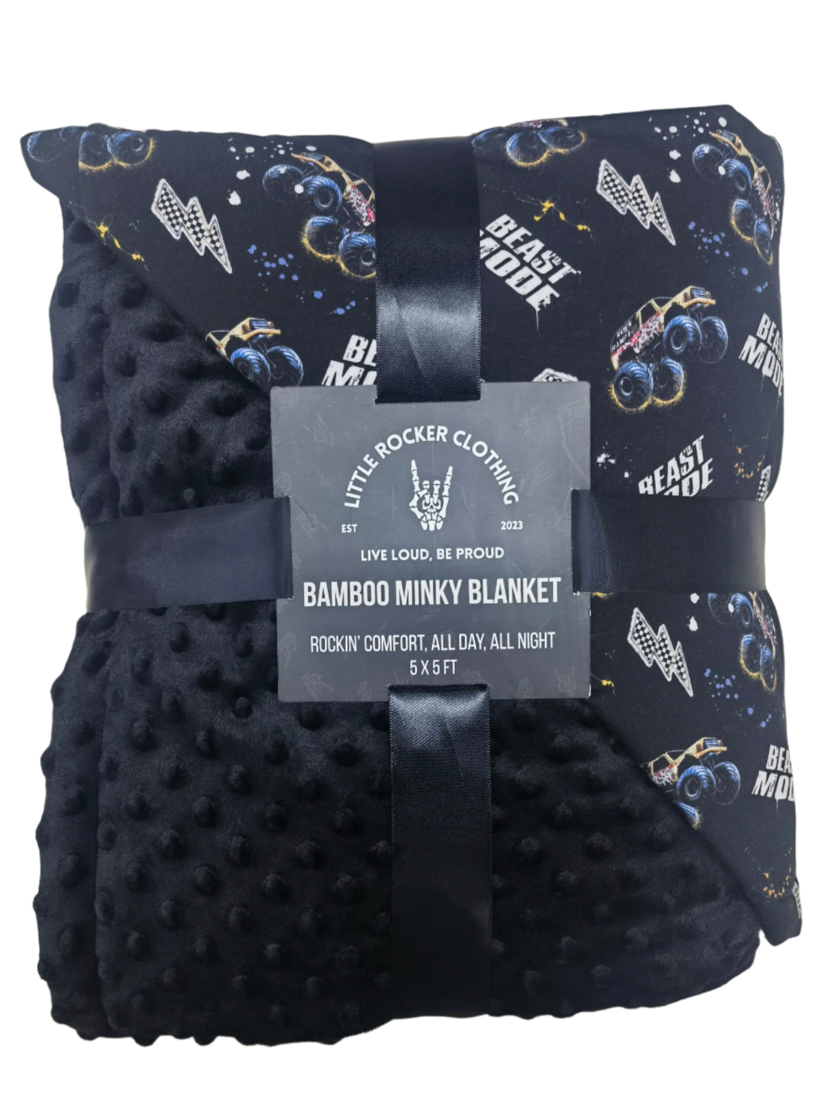 Beast Mode Minky Bamboo Blanket