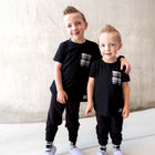Mono Plaid Pocket Tee (Kids)