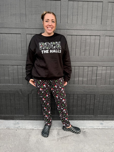 Rock The Halls Crew Neck - Adults