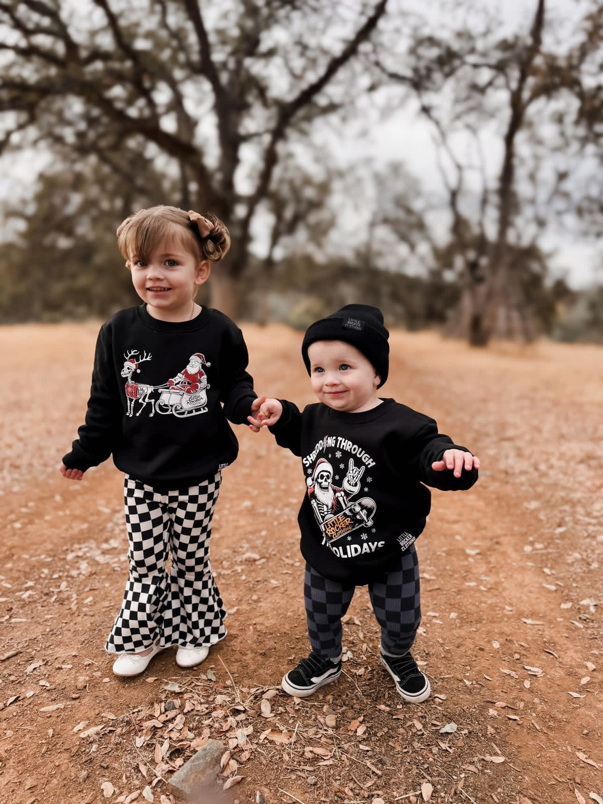 Shredding Through The Holidays Crew Neck