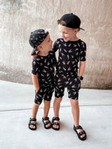 Bolted Bones 2 Piece Shorts Bamboo Pajamas