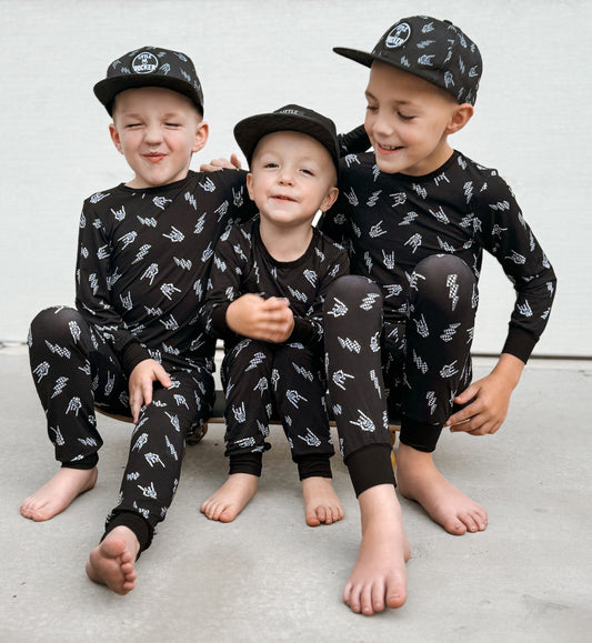 Bolted Bones 2 Piece Pajamas