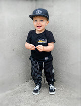 Kettle Cargo Joggers - Half/Half Checkered