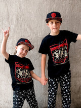 Sonic Temple official kids tee featuring festival inspired graphic design, rocker style kids t shirt with soft comfortable fit, music festival apparel for everyday wear