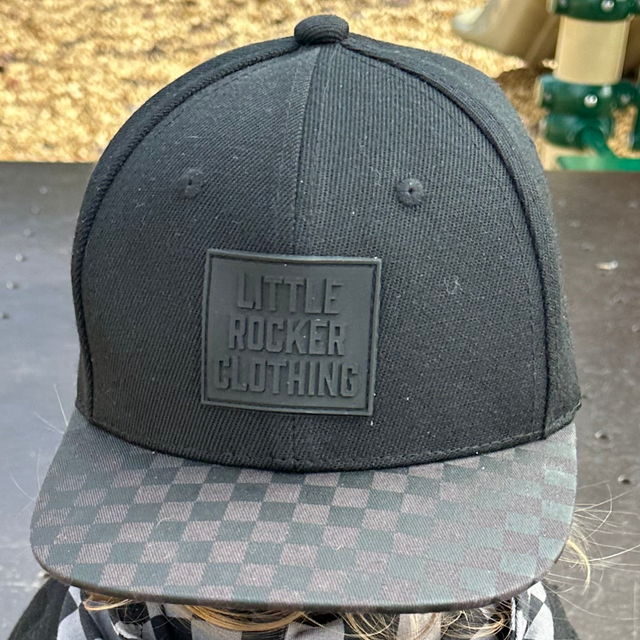 Ltkka Rocker Patch Midnight Checks Snapback Hat | Little Rocker Clothing