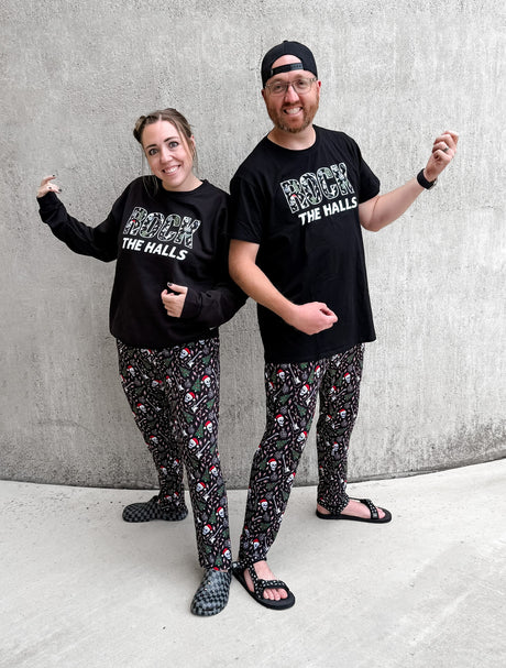 Not So Silent Night Adult Bamboo Joggers