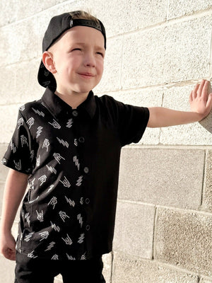 Encore Button Up - Bolted Bones