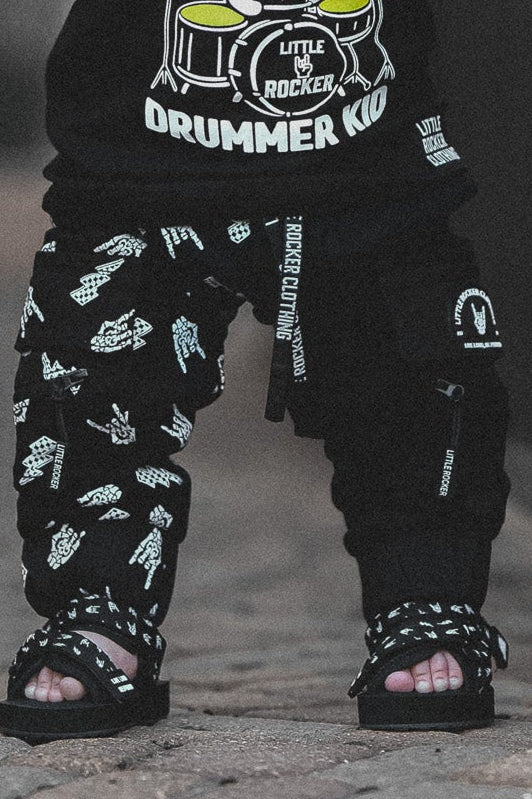 Kettle Cargo Joggers - Half/Half Bolted Bones