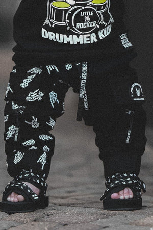 Kettle Cargo Joggers - Half/Half Bolted Bones