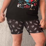 Bolted Bones Biker Shorts - Adult