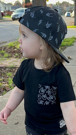 Rock On Collage Pocket Tee