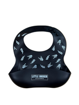Bolted Bones Bib – Black