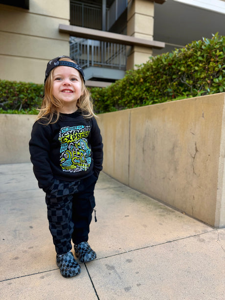 Kettle Cargo Joggers - Half/Half Checkered