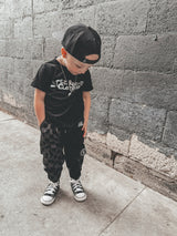 Kettle Cargo Joggers - Half/Half Checkered
