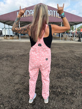 Pitstop Overalls – Bolted Bones (Pink) (Adult)