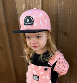 Bolted Bones (Pink) Snapback